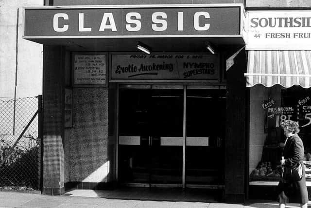 Originally called La Scala Electric Theatre when it opened in 1912, by the mid-1970s the building had changed to the Classic Cinema and began to show adult films