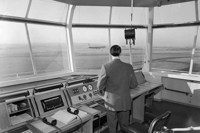 Turnhouse Airport - New Traffic Control Tower, 1962.