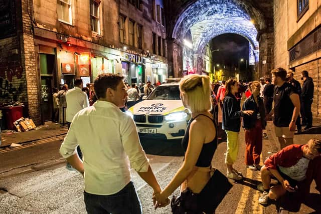 This is what happened when the Evening News spent a night with police on the streets of Edinburgh PIC: Wullie Marr
