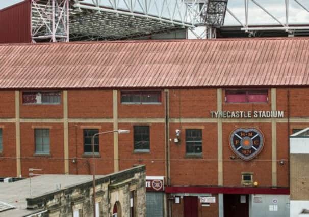 The first Edinburgh derby of the season will take place at Tynecastle. Picture: Ian Georgeson