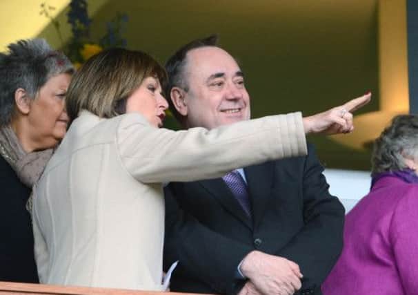First Minister Alex Salmond at last year's Scottish Cup final between Hearts and Hibs.   Picture: Ian Rutherford