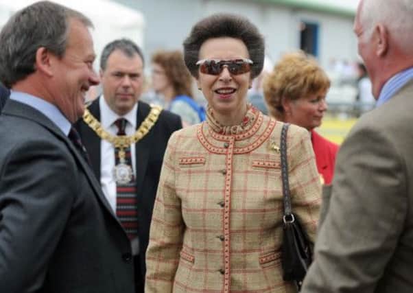 The Princess Royal was among the visitors to the Royal Highland Show. Picture: Jane Barlow