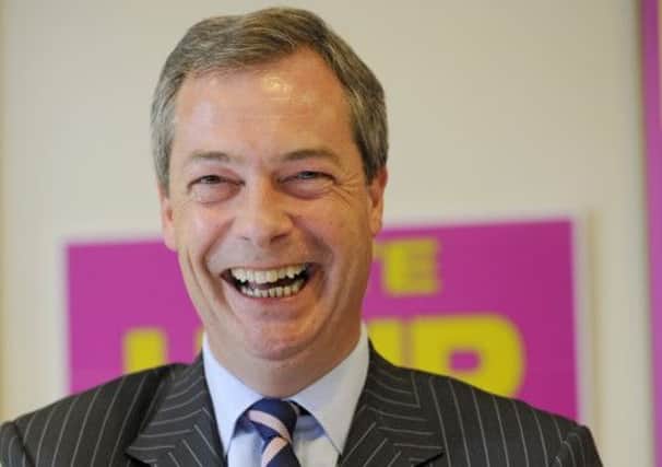 Nigel Farage has proved unpopular in Edinburgh.  Picture: Julie Bull