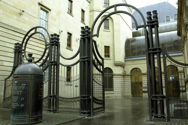 Leigh Griffiths appeared at Edinburgh Sheriff Court. Picture: Bill Henry