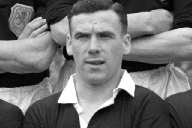 Reilly in a Scotland team photo in 1952. Pic: PA