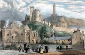 A rare picture of Trinity College Kirk. Picture: submitted