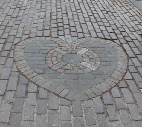 The Heart of Midlothian which marks where the Tolbooth Prison once stood. Picture: TSPL