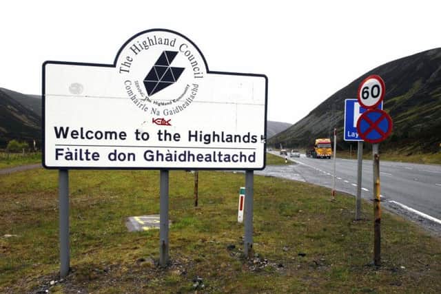 Visitors to the Castle could soon be greeted with a Gaelic sign, like the ones on roads in the Highlands.
Picture by Jane Barlow