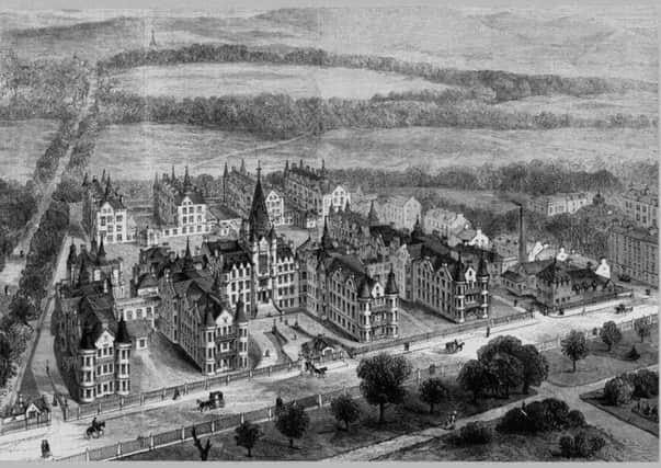 A drawing from the time of the Royal Infirmary at Lauriston Place. Picture: Contributed