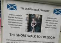 Poster advertising the proposed 'Short Walk to Freedom' event. Pic: comp