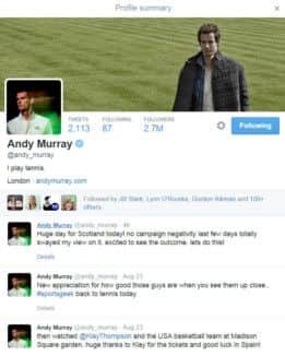 Andy Murray tweet re the Scottish Referendum 18/09/14