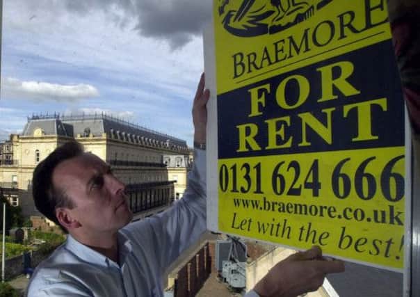 The property rental market in Edinburgh is booming. Picture: Ian Rutherford