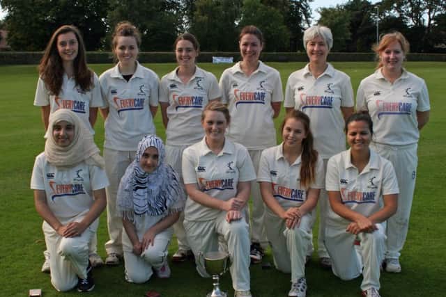 Carlton cricket women's team won the Scottish Cup