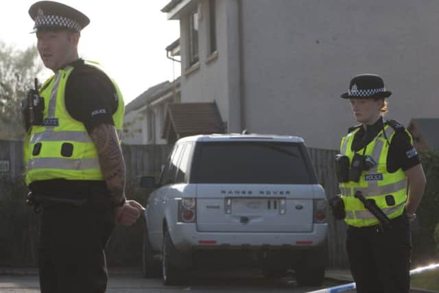 Dionne Hendry's Ranger Rover was shot. Picture: Toby Williams