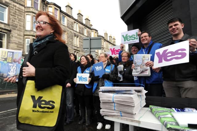 Yes supporters were left disappointed after the referendum. Picture: Jane Barlow