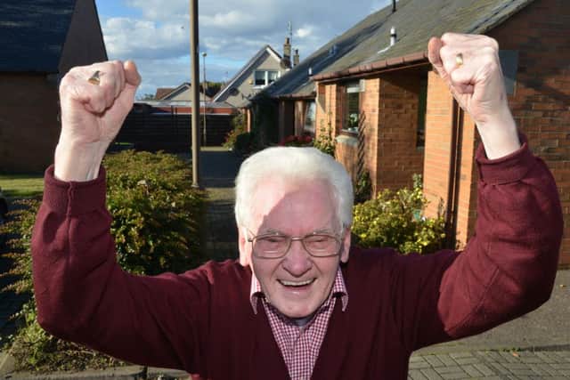 Robert Hay remembers his kickabouts with Lawrie Reilly. Picture: Jon Savage