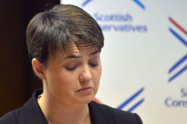 Ruth Davidson said there had been a 'sample opening' of postal votes. Picture: Phil Wilkinson