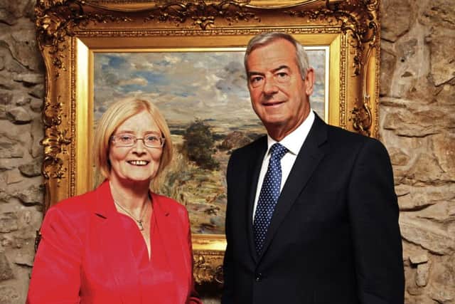 Presiding Officer Tricia Marwick pictured with Lord Smith of Kelvin at Holyrood. Picture: Scottish Parliament