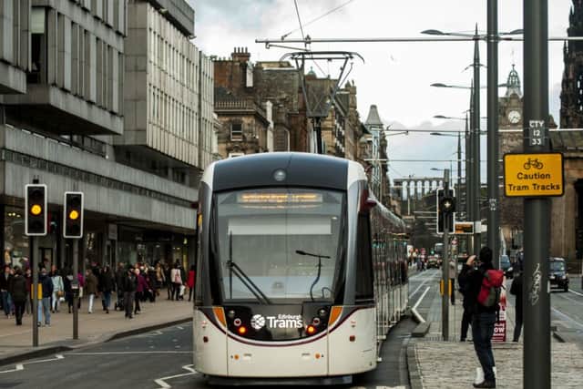 Extending the tram system from the city centre to Leith could prove lucrative. Picture: Ian Georgeson