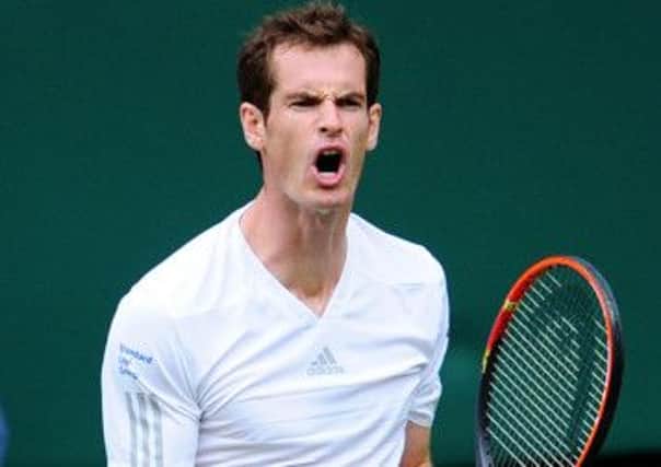 Andy Murray wins his first title since Wimbledon. Picture Ian Rutherford.