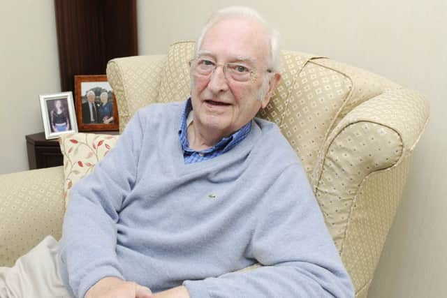 Ian McLeod gave £1600 to the charity set up in memory of Jamie Skinner. Picture: Greg Macvean