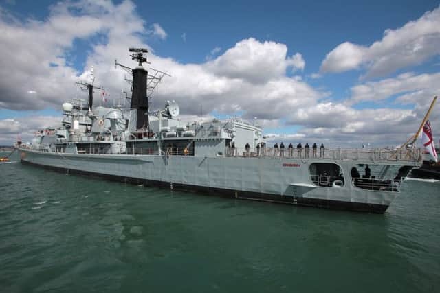 HMS Edinburgh has gone on sale. Picture: Comp