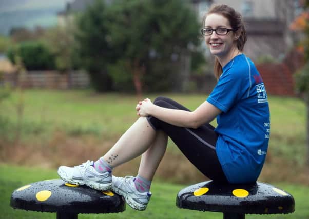 Claire Anderson takes a break from training. Picture: Andrew O'Brien