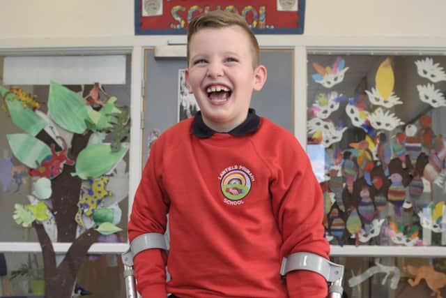 Eight-year-old Jay Johnson. Picture Ian Rutherford