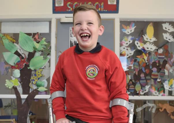 Eight-year-old Jay Johnson. Picture Ian Rutherford