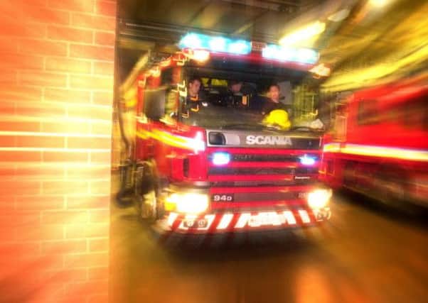Fire crews were called to Durward rise just after midnight. Picture: Tony Marsh