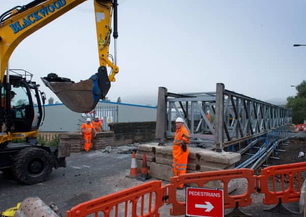 A great deal of work has gone into the borders rail link. Picture: Alex Hewitt