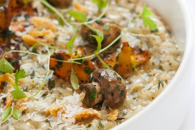 Mushroom risotto