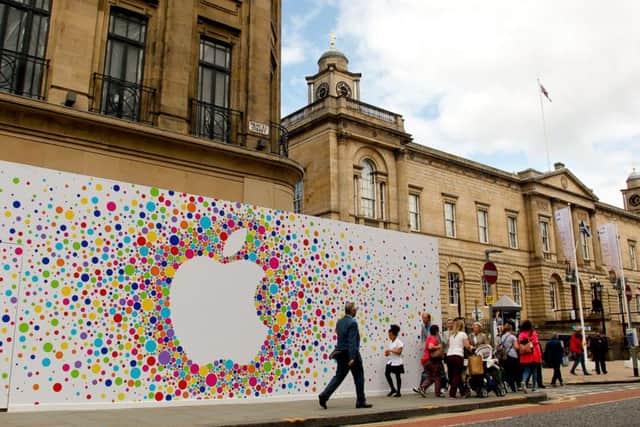 Anticipation is growing for the opening of the £1 million Apple store in Princes Street. Scott Louden