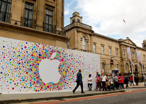 Anticipation is growing for the opening of the £1 million Apple store in Princes Street. Scott Louden