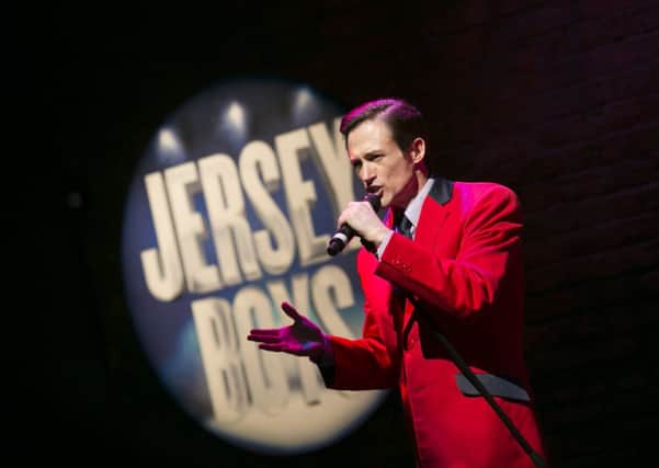 Jersey Boys, with Tim Driesen as Frankie Valli. Pic: Comp
