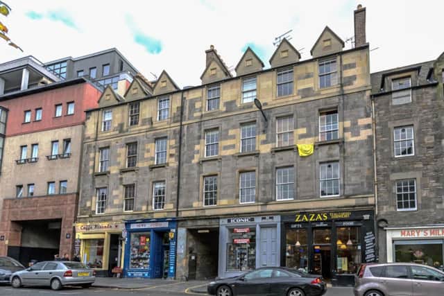 The entrance to Porteous' Pend in the Grassmarket. Picture: Malcolm McCurrach