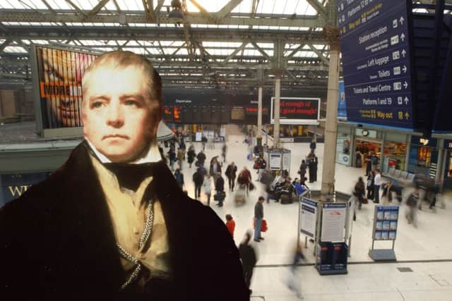 Some of Sir Walter Scotts rhyme and prose will adorn Waverley Station