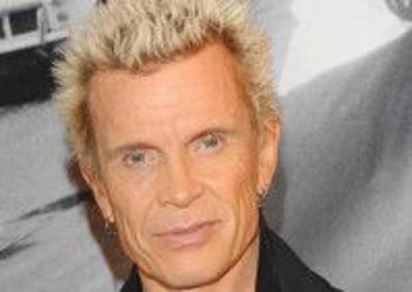 Billy Idol. Pic: Comp