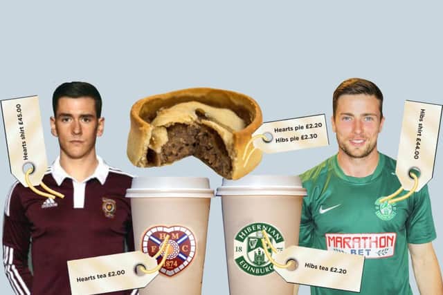 How Hearts and Hibs compare.