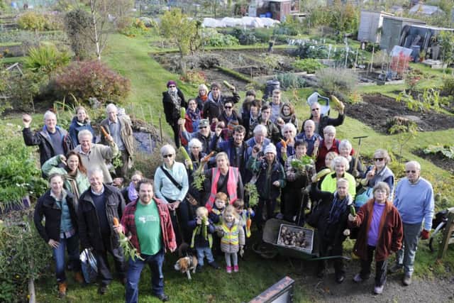 Inverleiths allotment holders are outraged at the city councils mooted rises in annual rent. Picture: Greg Macvean