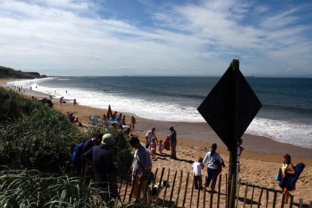 The beach at Gullane. Picture: Colin Hattersley