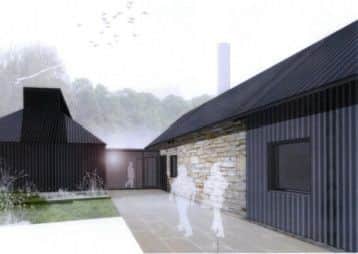 Artist's impression of the proposed Easter Bush Energy & Operations Centre