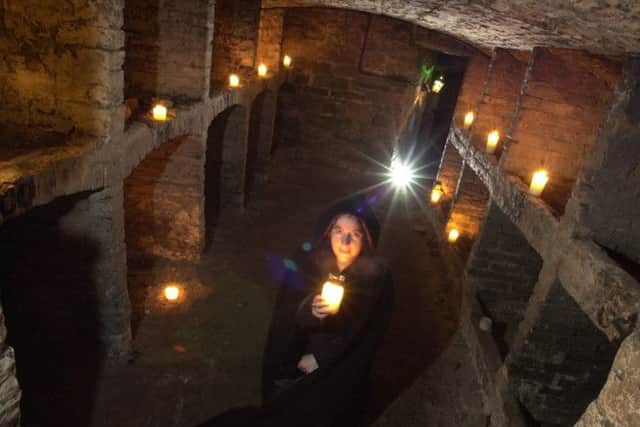 The Vaults under South Bridge are a fearsome place. Picture: Julie Bull