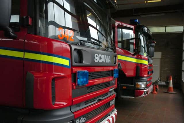 Scottish Fire and Rescue Service vehicle.