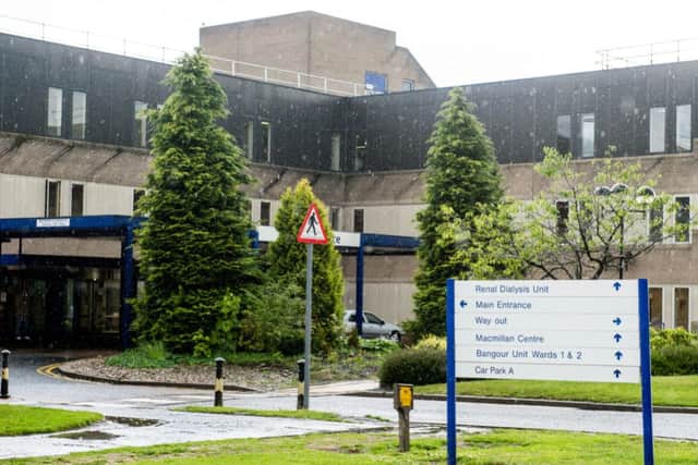 Staff at St Johns Hospital tried to calm Ryan Rae down. Picture: Ian Georgeson