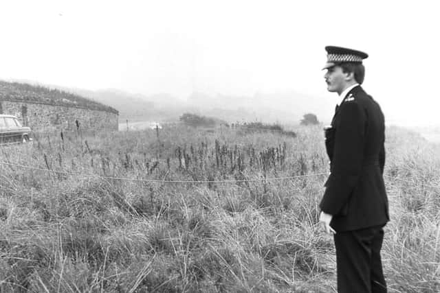 The area where Christine Eadies body was found. Picture: TSPL