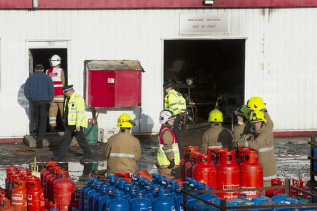 The fire was put out by 10.30am.  Picture: Ian Rutherford