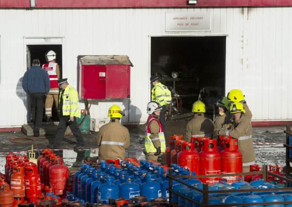 The fire was put out by 10.30am.  Picture: Ian Rutherford