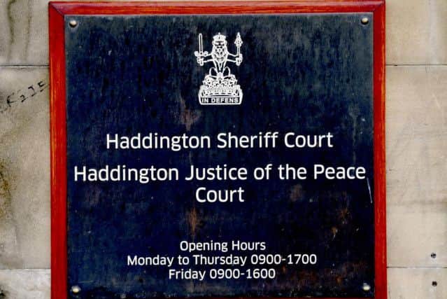 Thomas Heaney appeared at Haddington Sheriff Court. Picture: Gordon Fraser