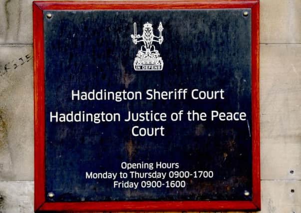 Thomas Heaney appeared at Haddington Sheriff Court. Picture: Gordon Fraser